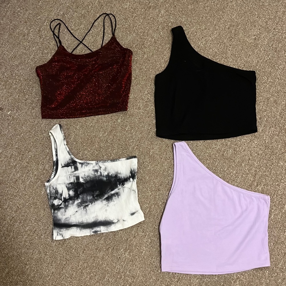 SHEIN CROP TOPS NEVER WORN NWOT